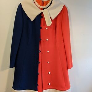 Vintage wool dress and coat